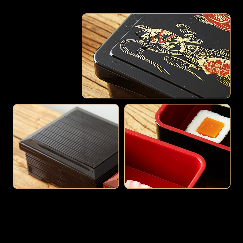 Japanese Lunch Box Sushi Box F - đánh giá và giá Meal Prep Fit