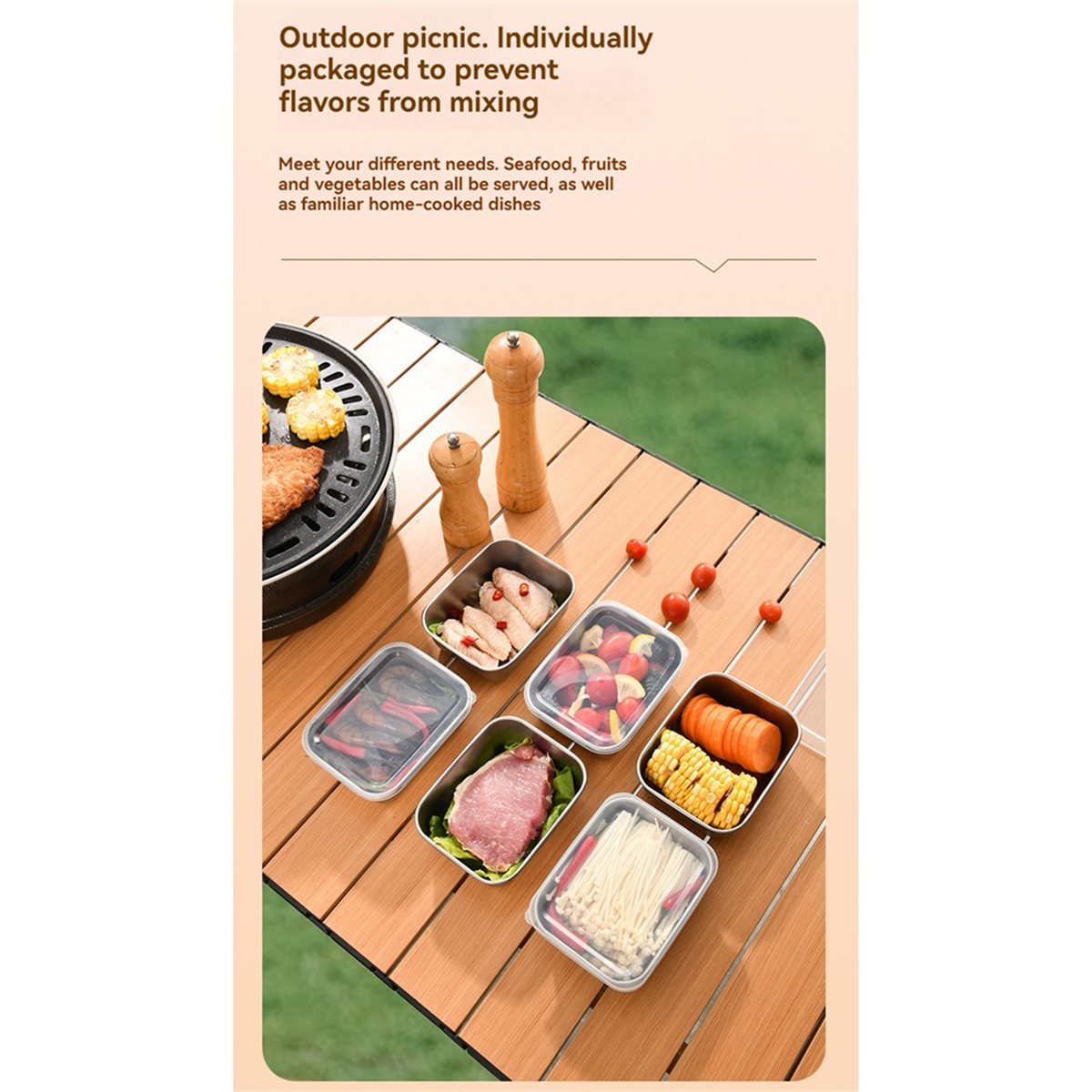 【AT48】 NEW Stackable Food Stor - đánh giá và giá Meal Prep Fit