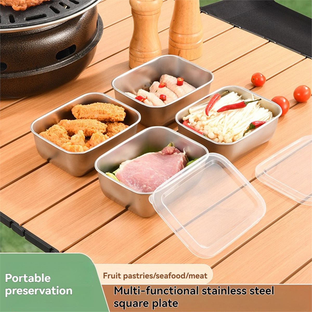 【AT48】 NEW Stackable Food Stor - đánh giá và giá Meal Prep Fit