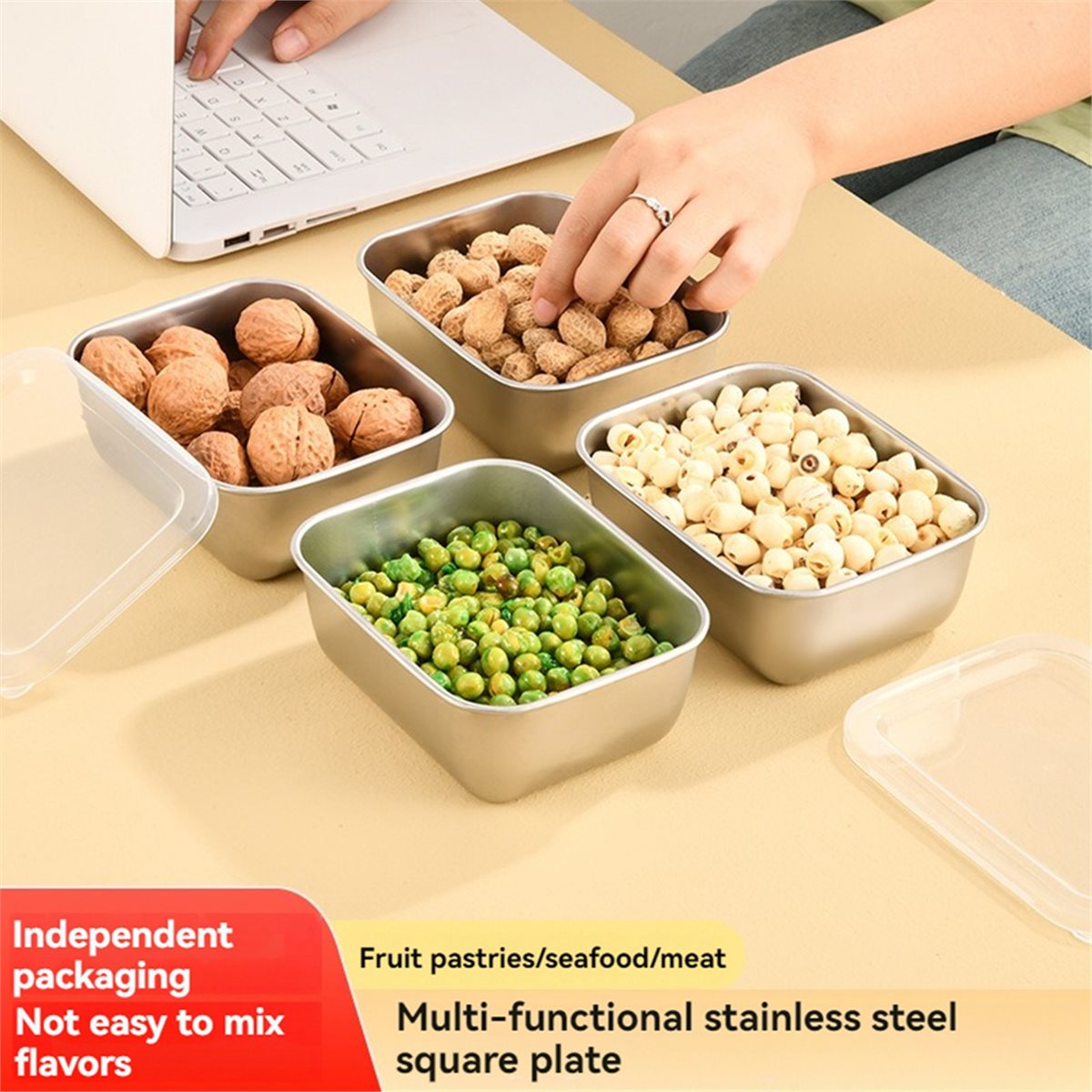 【AT48】 NEW Stackable Food Stor - đánh giá và giá Meal Prep Fit