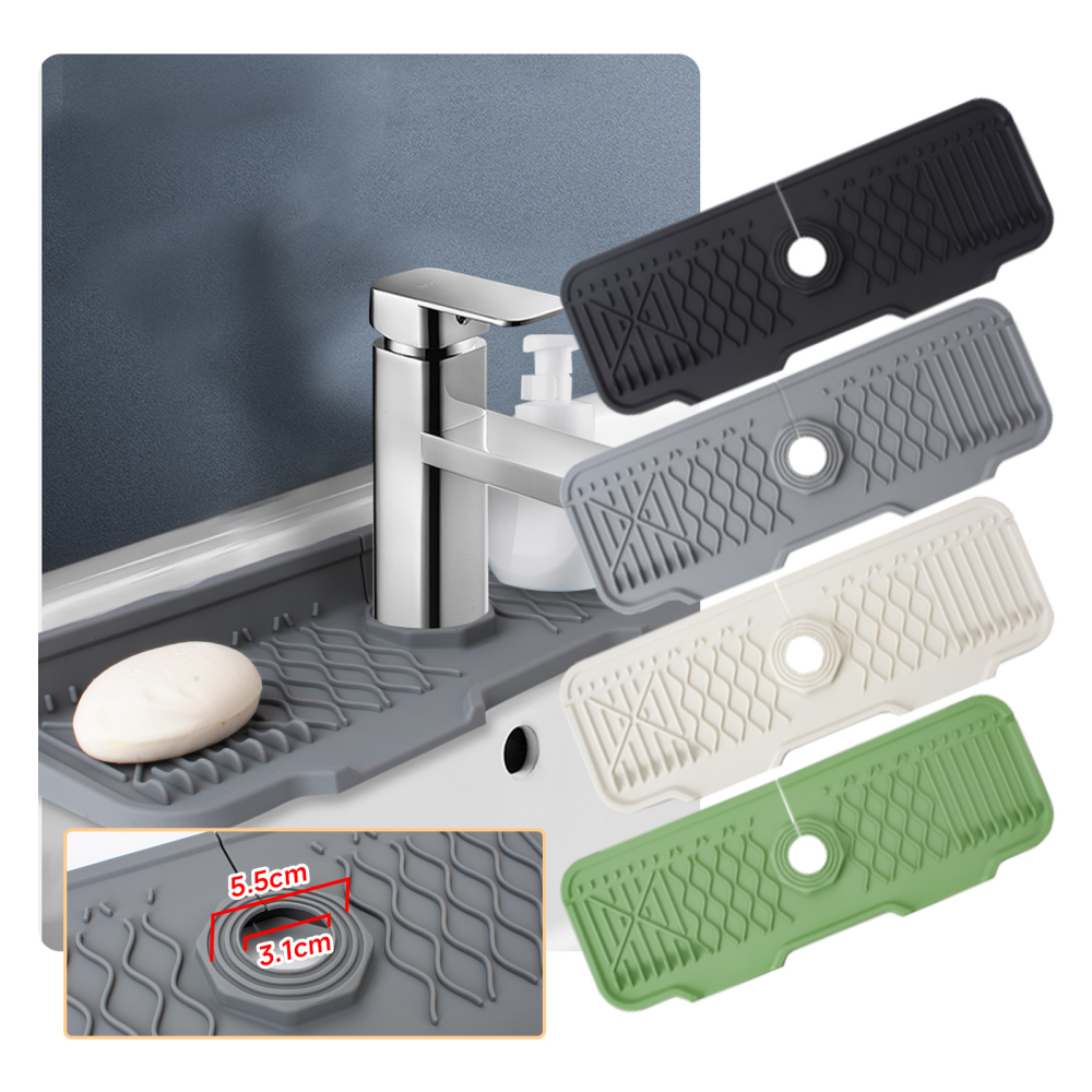 Non-slip silicone kitchen drai - đánh giá và giá Food Prep Mat