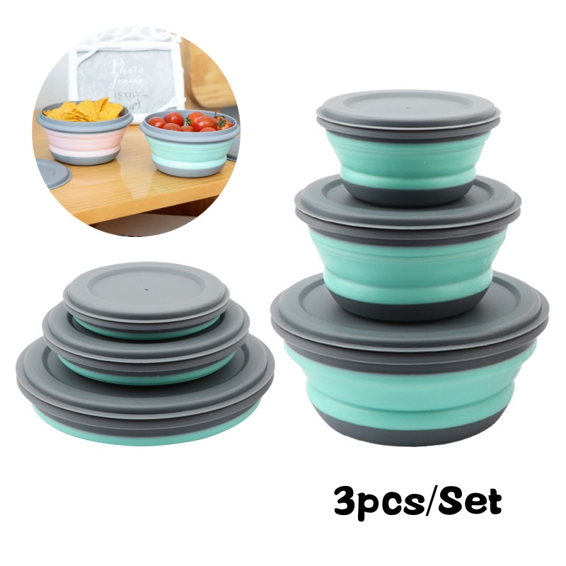Portable Folding Lunch Box Bow - đánh giá và giá Salad Container Jar