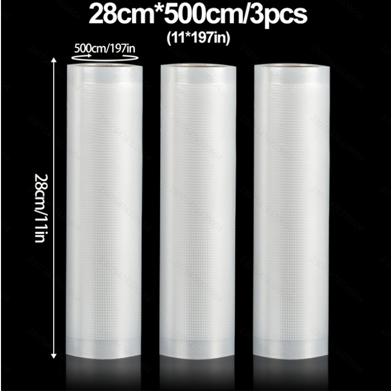 3-Pack Vacuum Seal Roll Bags:  - đánh giá và giá Meal Prep Fit