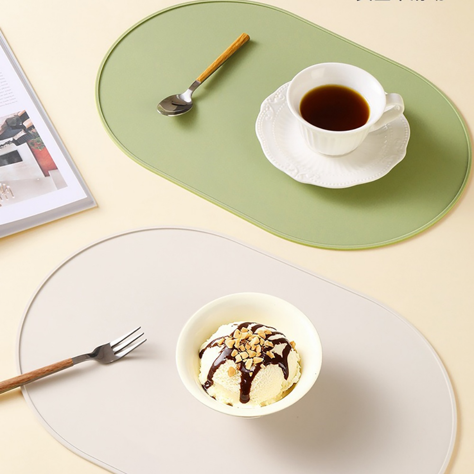 Silicone placemats, heat-resis - đánh giá và giá Food Prep Mat